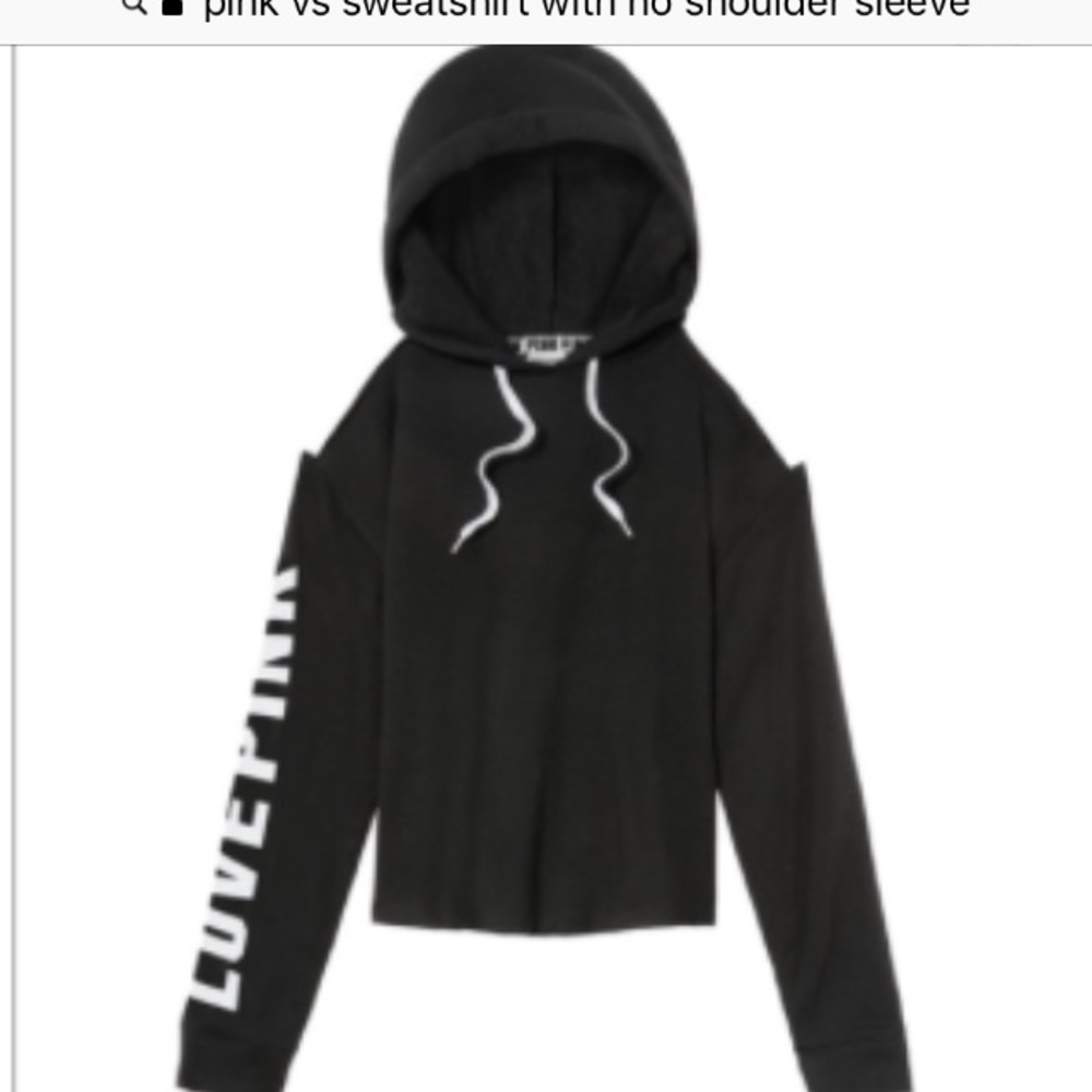 NWOT shoulder hoodie and shorts set
